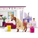 Salón de belleza de mascotas Sofia's Beauties de Schleich con accesorios para lavar y peinar juguetes.