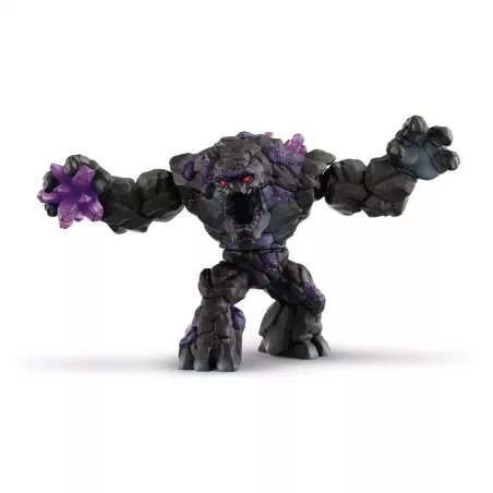 Figura del Monstruo de Piedra de Sombra de Schleich Eldrador con garras móviles y detalles de batalla.