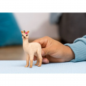 Figura de cría de unicornio llama de Schleich con purpurina y flores de la colección Bayala.
