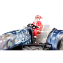 Tractor New Holland T7 de Siku a escala 1:32 edición limitada de Navidad con Papá Noel al volante.