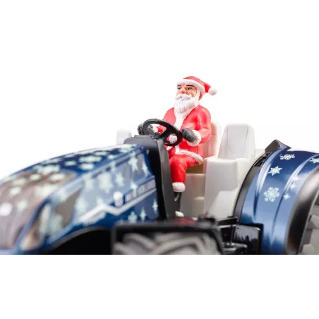 Tractor New Holland T7 de Siku a escala 1:32 edición limitada de Navidad con Papá Noel al volante.