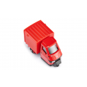Miniatura de Piaggio Mono en metal y plástico, vehículo de juguete detallado y resistente.
