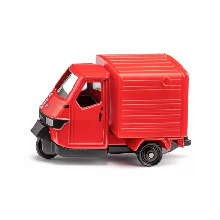 Miniatura de Piaggio Mono en metal y plástico, vehículo de juguete detallado y resistente.