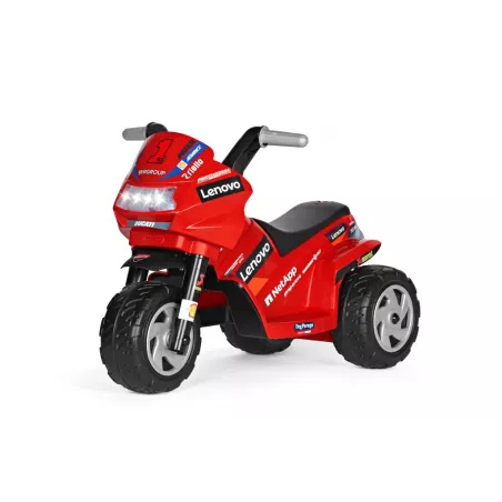 Moto eléctrica infantil Ducati Mini EVO roja para niños a partir de 2 años