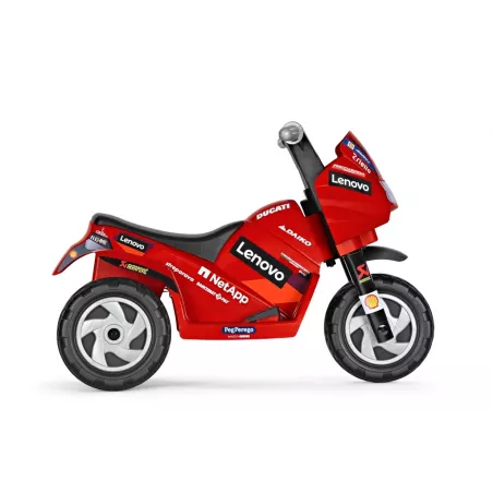 Moto eléctrica infantil Ducati Mini EVO roja para niños a partir de 2 años