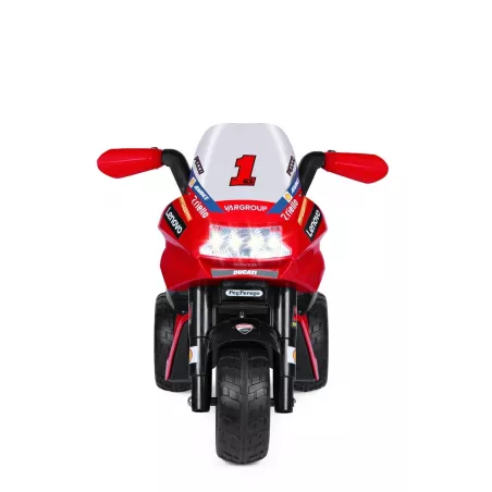 Moto eléctrica infantil Ducati Desmosedici Evo de 6V con luces y sonidos para niños a partir de 2 años.