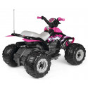 Quad eléctrico infantil rosa Corral T-Rex 330W Pink de 12V con luces y sonidos