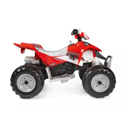 Quad eléctrico infantil Polaris Outlaw 330W de 12V con luces y sonidos para niños desde 3 años.