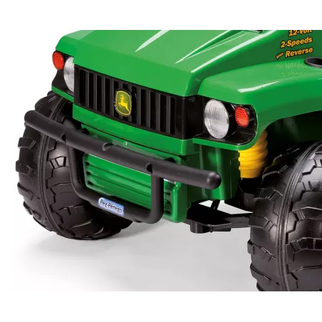 Tractor utilitario eléctrico infantil John Deere Gator HPX con batería de 12V