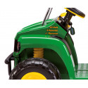 Tractor utilitario eléctrico infantil John Deere Gator HPX con batería de 12V