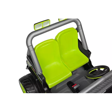 Coche todoterreno eléctrico infantil Gaucho Sport de Peg Perego de 12V y dos plazas para niños.