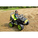 Coche todoterreno eléctrico infantil Gaucho Sport de Peg Perego de 12V y dos plazas para niños.