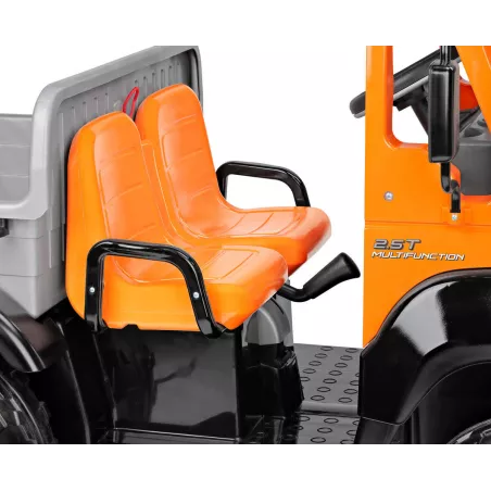Camión eléctrico infantil Taurus de 12V y dos plazas para aventuras todoterreno