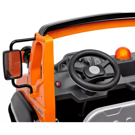 Camión eléctrico infantil Taurus de 12V y dos plazas para aventuras todoterreno