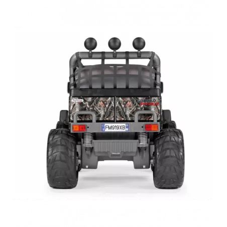Todoterreno eléctrico infantil Gaucho Pro 24V Realtree con ruedas de goma y diseño de camuflaje.