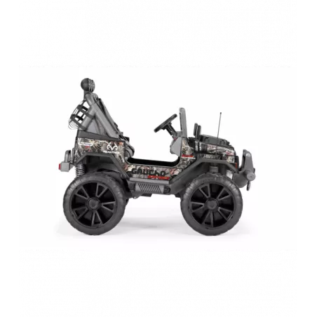 Todoterreno eléctrico infantil Gaucho Pro 24V Realtree con ruedas de goma y diseño de camuflaje.