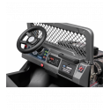 Todoterreno eléctrico infantil Gaucho Pro 24V Realtree con ruedas de goma y diseño de camuflaje.