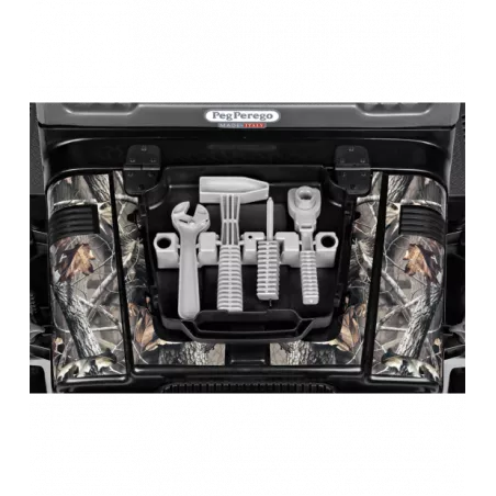Todoterreno eléctrico infantil Gaucho Pro 24V Realtree con ruedas de goma y diseño de camuflaje.