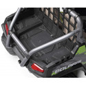 Todoterreno eléctrico infantil Polaris RZR Pro Verde Sombra de 24V con ruedas de goma de tracción extrema.