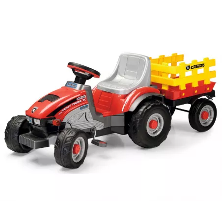 Tractor de pedales a cadena Antonio Carraro Mini Tony Tigre para niños a partir de 2 años.