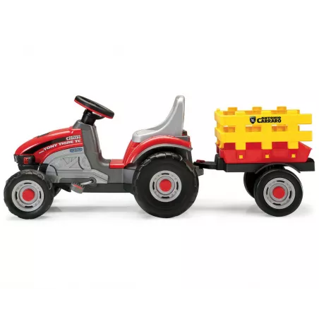 Tractor de pedales a cadena Antonio Carraro Mini Tony Tigre para niños a partir de 2 años.