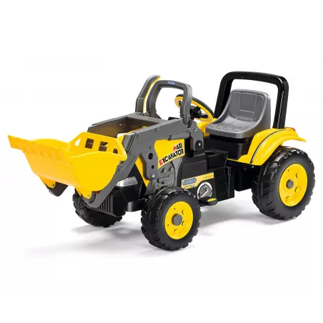 Excavadora de juguete a pedales Maxi Excavator con pala articulada para niños