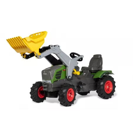 Tractor Fendt 211 Vario con pala a pedales