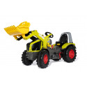 Tractor de juguete Claas Axion 960 Rolly Toys con pala cargadora frontal para niños.