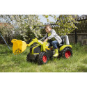 Tractor de juguete Claas Axion 960 Rolly Toys con pala cargadora frontal para niños.