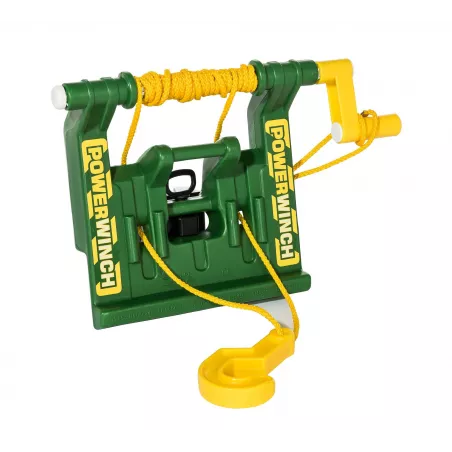 Cablestante verde de juguete Rolly Toys para tractores infantiles acoplable delante y detrás