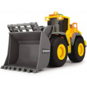 Excavadora de juguete Volvo de 23 cm con brazo articulado, luz y sonido.