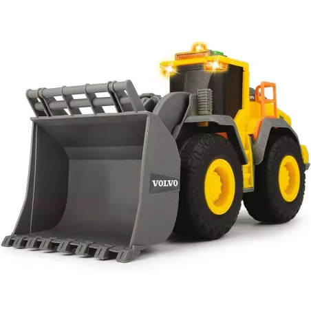 Excavadora de juguete Volvo de 23 cm con brazo articulado, luz y sonido.