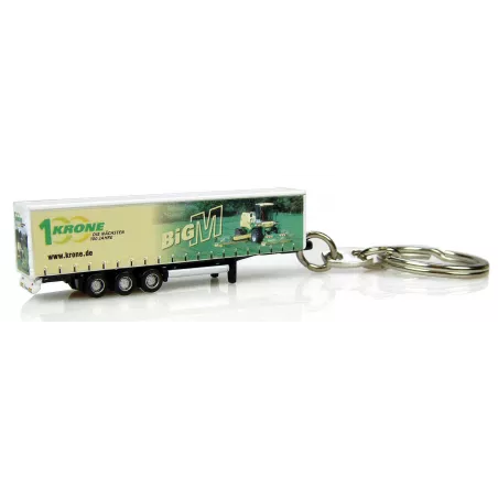 Remolque agrícola a escala Krone Big M para maquetas y dioramas de colección