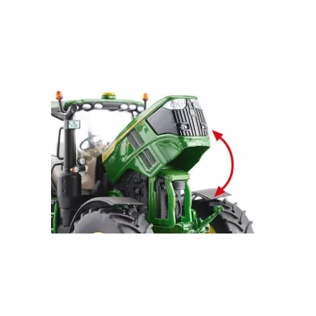 Réplica a escala 1:32 del tractor John Deere 6R 250 de Wiking, miniatura agrícola de colección.