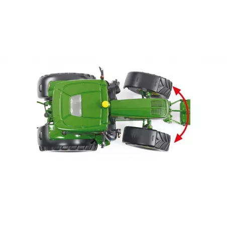 Réplica a escala 1:32 del tractor John Deere 6R 250 de Wiking, miniatura agrícola de colección.