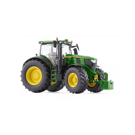 Réplica a escala 1:32 del tractor John Deere 6R 250 de Wiking, miniatura agrícola de colección.