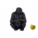Figura realista de gorila hembra pintada a mano para juego educativo y colección.