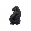 Figura realista de gorila hembra pintada a mano para juego educativo y colección.