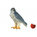 Figura realista de halcón peregrino de juguete para niños, miniatura educativa de 6x5x2 cm.