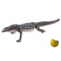 Figura realista de lagarto perentie de 15 cm, varano australiano de colección y decoración.