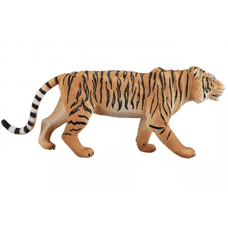 Figura detallada y realista de tigre de bengala para coleccionistas y juego educativo infantil.