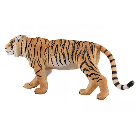 Figura detallada y realista de tigre de bengala para coleccionistas y juego educativo infantil.