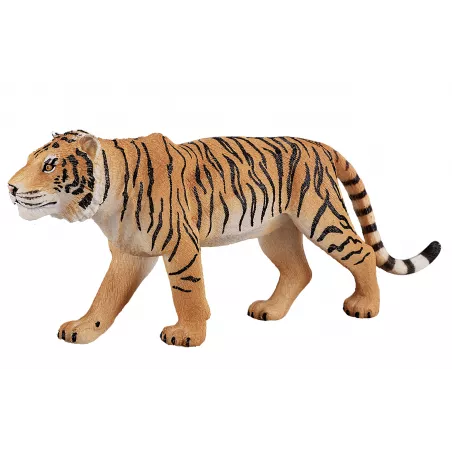 Figura detallada y realista de tigre de bengala para coleccionistas y juego educativo infantil.