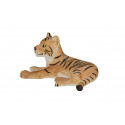 Figura realista de tigre bebé tumbado pintada a mano de Mojo