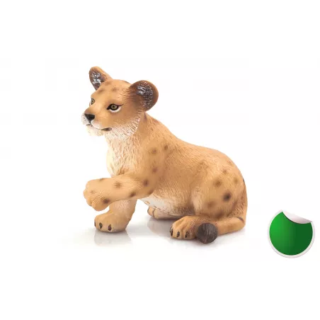 Figura realista y detallada de cachorros de león para juego y colección.