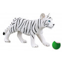 Figura de juguete de cachorro de tigre blanco de pie marca Mojo