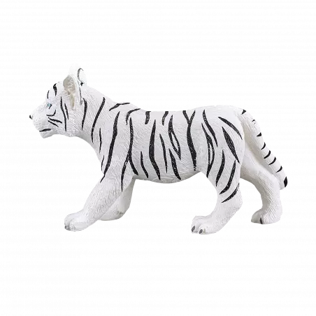Figura de juguete de cachorro de tigre blanco de pie marca Mojo
