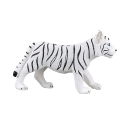 Figura de juguete de cachorro de tigre blanco de pie marca Mojo