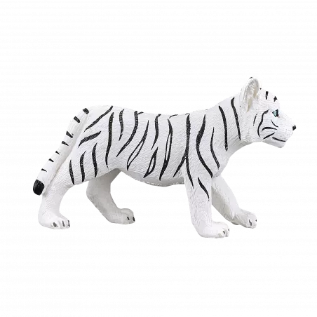 Figura de juguete de cachorro de tigre blanco de pie marca Mojo