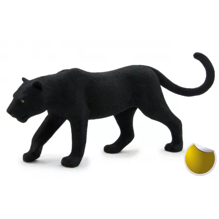 Figura decorativa de pantera negra de la colección Mojo para estantería u oficina.